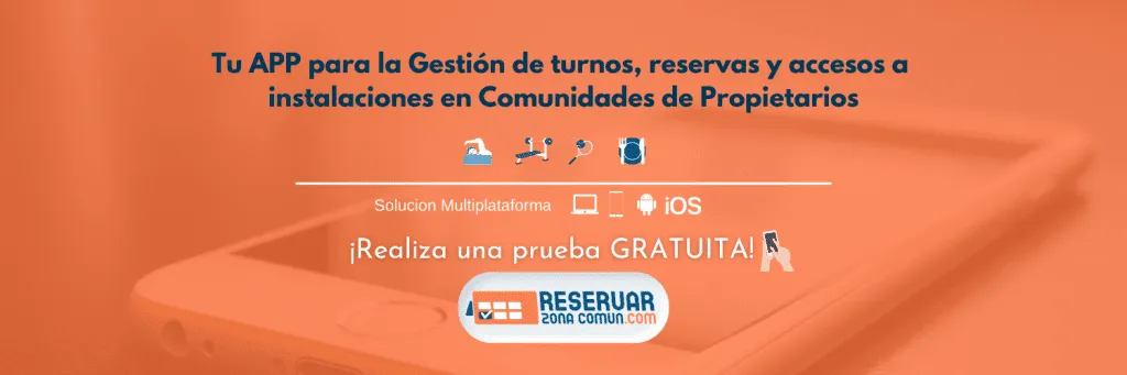 Reservar Zona Común App