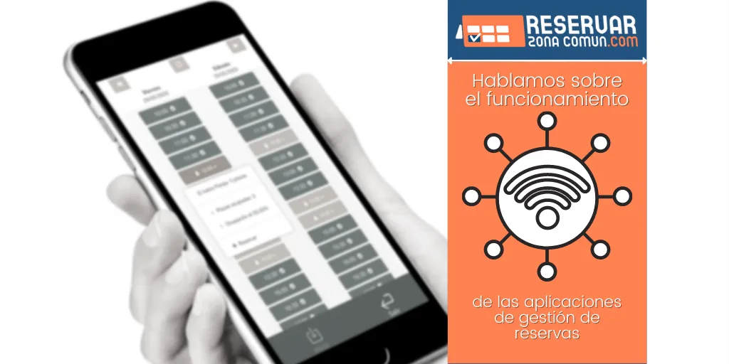 como funciona una app de reservas reservar zona comun